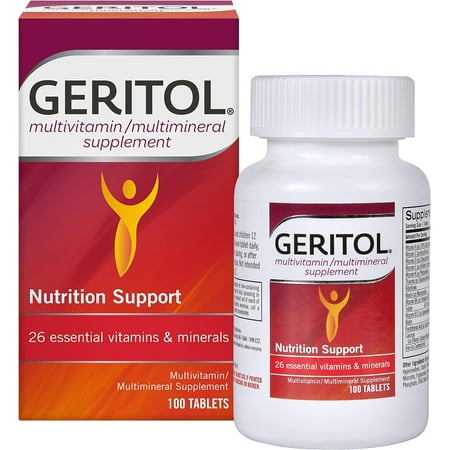 UPC 346017011104 product image for Geritol Multivitamin Supplement B-Vitamins  Antioxidants  Vitamins C  E & D and  | upcitemdb.com