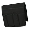 thumbnail image 4 of Sofá de material cuero antideslizante Sofá Soporte de telemando Silla Reposabrazos Caddy Bolsillo Organizador Bolsa de almacenamiento para teléfono Negro Yotijar Organizador de almacenamiento de reposabrazos de sofá, 4 of 7