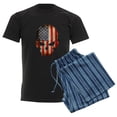 thumbnail image 6 of CafePress - American Flag Skull Pajamas - Men's Dark Loose Fit Cotton Pajama Set, 6 of 7