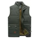 thumbnail image 2 of Chaleco de invierno para hombre, chaleco cálido, chaquetas de lana, abrigo sin mangas para hombre, moda de piel 2024, ropa de marca de talla grande para hombre, 2 of 5