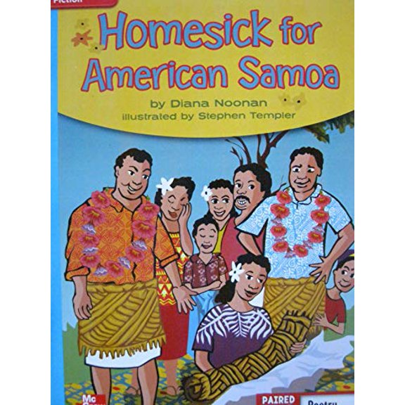 Pre-Owned Reading Wonders Leveled Reader Homesick for American Samoa: On-Level Unit 6 Week 5 Grade 4 (Spiral-bound) 0021187592 9780021187591