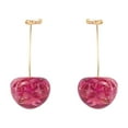 thumbnail image 2 of Fiudx Pendientes Largos con Borlas para Niña, Pendientes de Verano, 2 of 2