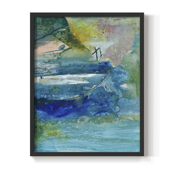 Spring Winds VII in Black Solid Wood 8 x 10 Framed Print