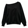 thumbnail image 5 of Enjoytime Womens Sweatshirt Off Shoulder Long Sleeve Pullover Tops Fall Winter Trendy Comfy Casual Sweatshirts, 5 of 5