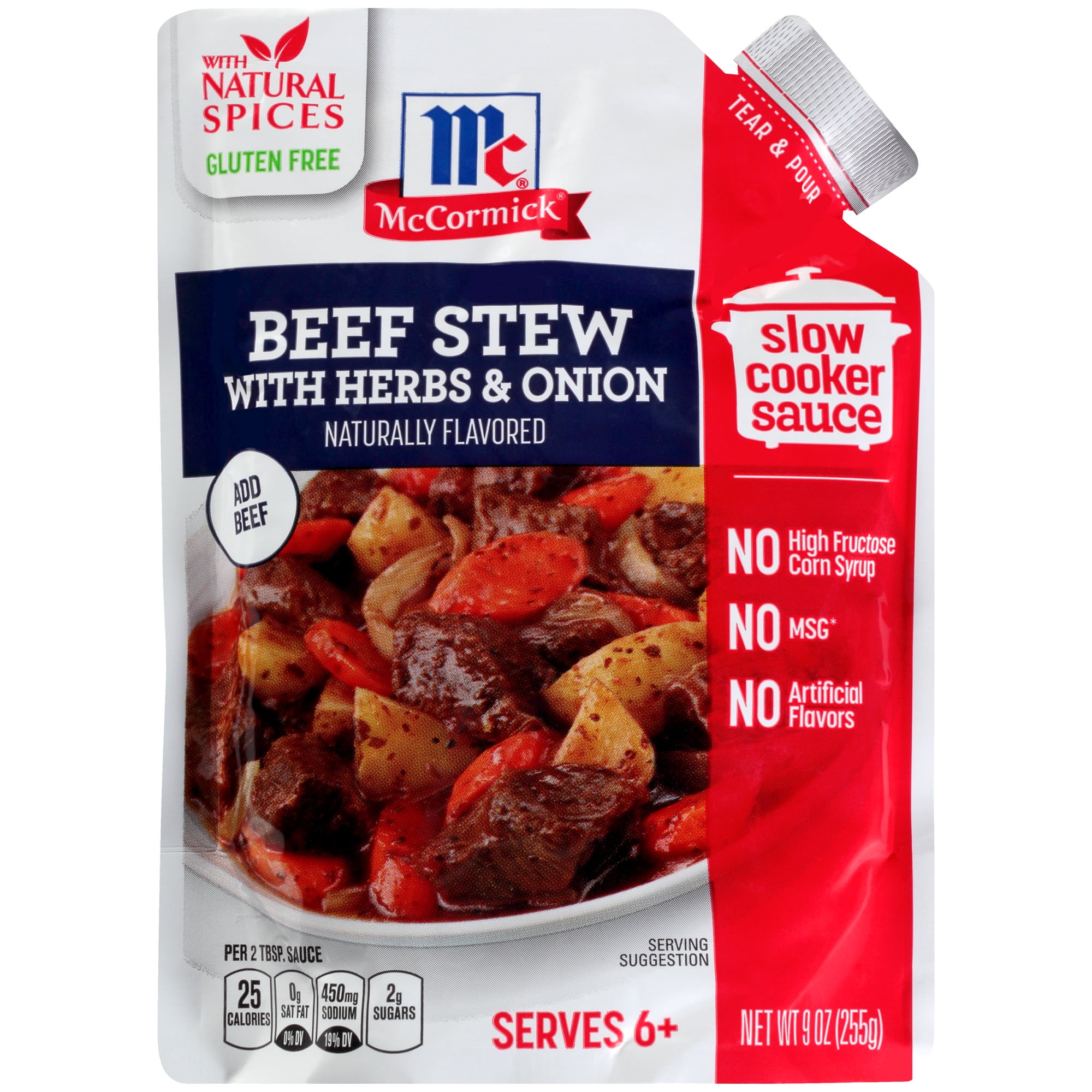 McCormick Slow Cooker NaturallyFlavored Hearty Beef Stew With Herbs