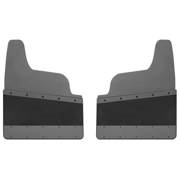 25″ Kickback Rubber & S/S Mud Flaps for Dually Trucks