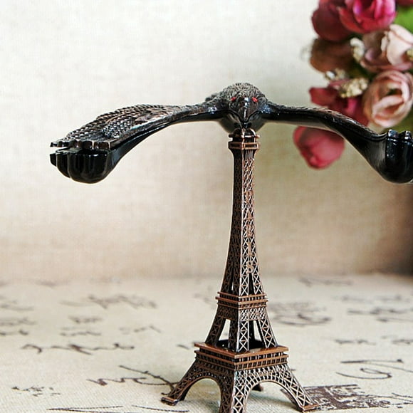 RUNROTOO Balancing Bird Toy Model Balance Bird Alloy Balance Ornament Vintage Style 1Set