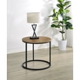 thumbnail image 2 of Lainey Round Occasional Side End Table Mango, 2 of 10
