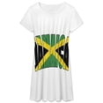 thumbnail image 3 of Unisex Retro Jamaica Flag Dress Fashion Beach Short Sleeve Dresses Female Party Printed Sundress, 3 of 7