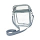 thumbnail image 4 of Bolso de hombro transparente Bolso de hombro transparente Bolso de hombro con bolsillo adicional Gris Grande, 4 of 9
