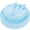 Baby Blue Frosted Plastic Plates, variant on Black Frosted Plastic Dinner and Dessert Plates Set with Flatware – 10.25 Inch and 7.5 Inch, 150 Piece, BPA Free, Matte Finish, Modern Classic Style