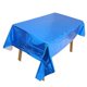 thumbnail image 1 of Granjero Gordo Mantel de aluminio de 10 piezas, rectangular de 53,93 x 72,04 pulgadas, impermeable para bodas y fiestas (azul), 1 of 5