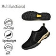 thumbnail image 4 of Mens Classic Loafers Non-slip Casual Walking Shoes Lightweight Outdoor Shoes Breathable Comfortable Work Shoes Black 6.5 US, 4 of 7