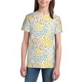 thumbnail image 2 of Fuzoiu Boho Print Youth Short Sleeve T-Shirt,Youth Dry-Fit Active Athletic T-Shirt,Short Sleeve Tops Tees for School, Sports, and Casual Wear, 2 of 6
