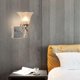 thumbnail image 5 of Lámparas de pared Salón Luz Candelabros de pared de Metal lámparas de pared de dormitorio con pantalla de cristal, enchufar lámparas de pared modernas para de noche, Magideal Lámparas de pared Salón Luz, 5 of 8