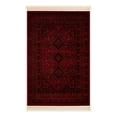thumbnail image 3 of Unique Loom Tekke Collection Area Rug - Sheibani (4' 1" x 6' 1" Rectangle Red/Black), 3 of 7