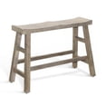 thumbnail image 1 of Rena Counter Height Bench, 33 Inch Light Brown Mahogany Wood Frame, 1 of 6
