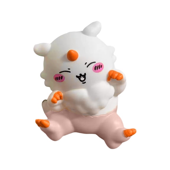 Chikawa Figure Decorations, Cute Cartoon Statue Chikawa Bear Figurine for Desktop Computer Notebook Office Desk Car Dashboard Decor (Usagi)