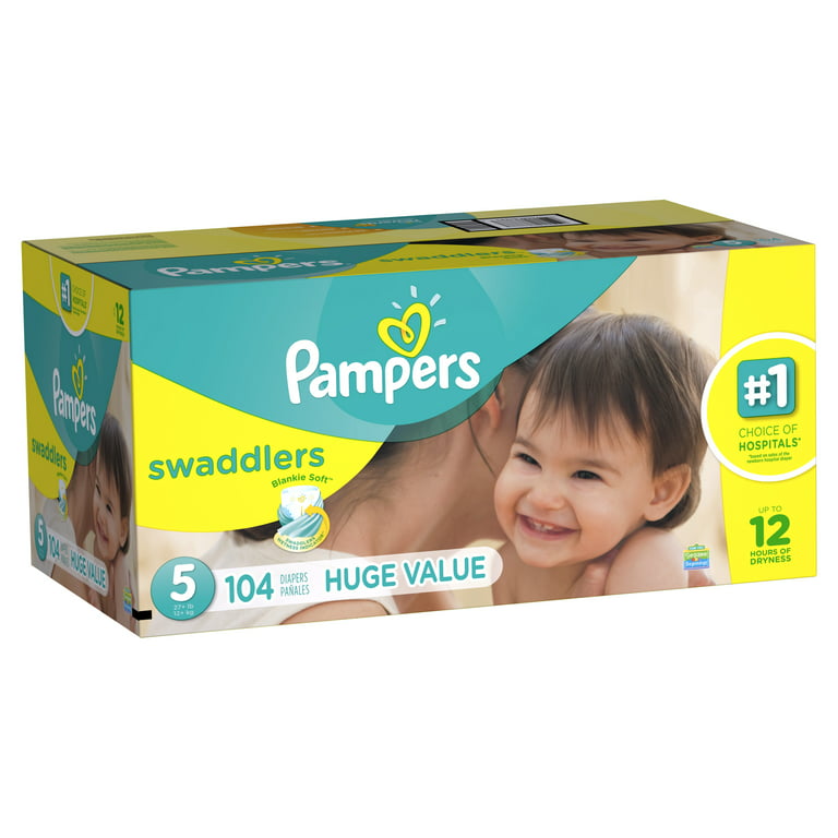 Pampers Swaddlers Diapers Size 5 104 count 