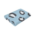 thumbnail image 5 of PUREYAH Travel Throw Blanket for Couch, Camouflage Blue Leopard Skin Lightweight Fluffy Flannel Outdoor Blanket, Microfiber Warm Blankets for Bed Long Flight Camping 50"x40" Inch, 5 of 6