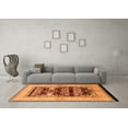 thumbnail image 3 of Ahgly Company Indoor Rectangle Oriental Orange Industrial Area Rugs, 4' x 6', 3 of 4