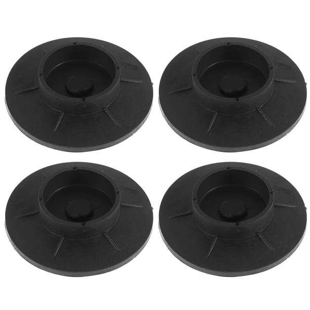 4 almohadillas antivibración para soporte de lavadora, almohadillas de goma universales, alfombrilla antideslizante y amortiguadora para lavadora y secadora.