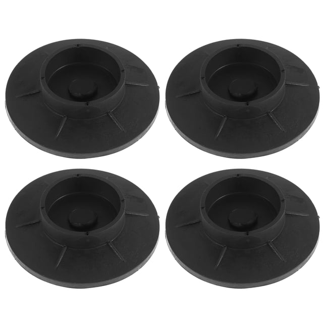 4 almohadillas antivibración para soporte de lavadora, almohadillas de goma universales, alfombrilla antideslizante y amortiguadora para lavadora y secadora.