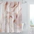 thumbnail image 1 of 3D Digital Printed Shower Curtain Thickened Waterproof Bathroom Curtain Marble Series Toilet Curtain 1.8M * 1.8M, 1 of 9