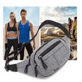 thumbnail image 4 of Mochila Cangurera Bloosom  Fitness Riñonera Deportiva Runner Gimnasio Gris, 4 of 4