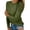 Green2, variant on Seductiva Spring Tops Women's Long Sleeve Shirts Workout Women's Round Neck Solid Color Hollowomen Stitching Long Sleeve T Shirt Breathable & Easy Care Fabric Tunic Tops 2025 Dressy