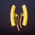 thumbnail image 2 of 1 Pair Motorcycle Saver Changing Tyre Tire Wheel Rim Edge Protectors Tool Yellow, 2 of 8