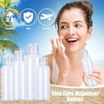 thumbnail image 4 of ACDANC 6 Pcs Travel Size Toiletries,Quick Refill Travel Toiletry Bottle,Leakproof,200Ml,Transparent, 4 of 5