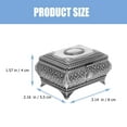 Jewelry Boxes Decor Vintage Decorative Storage Zinc Alloy Case Necklace Metal