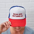 thumbnail image 6 of CafePress - Jersey Girls Don't Pump Gas (New) - Adjustable Unisex Printed Trucker Hat with Mesh Back, 6 of 10