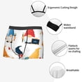 thumbnail image 4 of Fotbe School Cute Gnomes Men’s Total Support Pouch Boxer Briefs, X-Temp Cooling, Moisture-Wicking Underwear, Regular, Long-leg and Trunk-Medium, 4 of 6