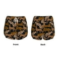 thumbnail image 5 of Picia Leopard Print Pattern Women's 2 in 1 Athletic Running Shorts High Waisted Workout Casual Gym Sweat Shorts with Comfy Liner Zipper Pockets-X-Large, 5 of 9