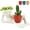 Red, variant on Lazy Guy Planter, Funny Lying Down Figure Planter, Unique Succulent Plantpots, Cactus Character Flower Pot, Funny Planters for Indoor Plants (Blue)