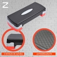thumbnail image 3 of BANCO STEP AEROBICS PARA EJERCICIO FITNESS GYM AJUSTABLE PRO PARDELE STEPS PARA AEROBICS VSTN, 3 of 5