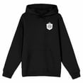 thumbnail image 6 of Lone Star Armadillo Drinking Beer Long Sleeve Black Adult Hooded Sweatshirt-Medium, 6 of 7