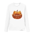 thumbnail image 4 of White Boy Girl Modest Holiday Thanksgiving Lounge T Shirt for Children Boy Girl Winter Fall Long Sleeve Crew Neck Graphic Kawaii T Shirt Warm Tee Shirt Tops Child 2025 10 Yearears, 4 of 5