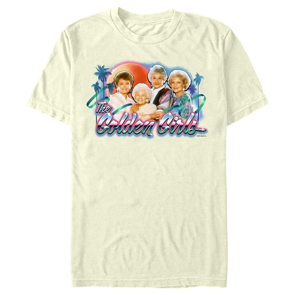 Men's The Golden Girls 80s Graffiti Portrait  Graphic T-Shirt