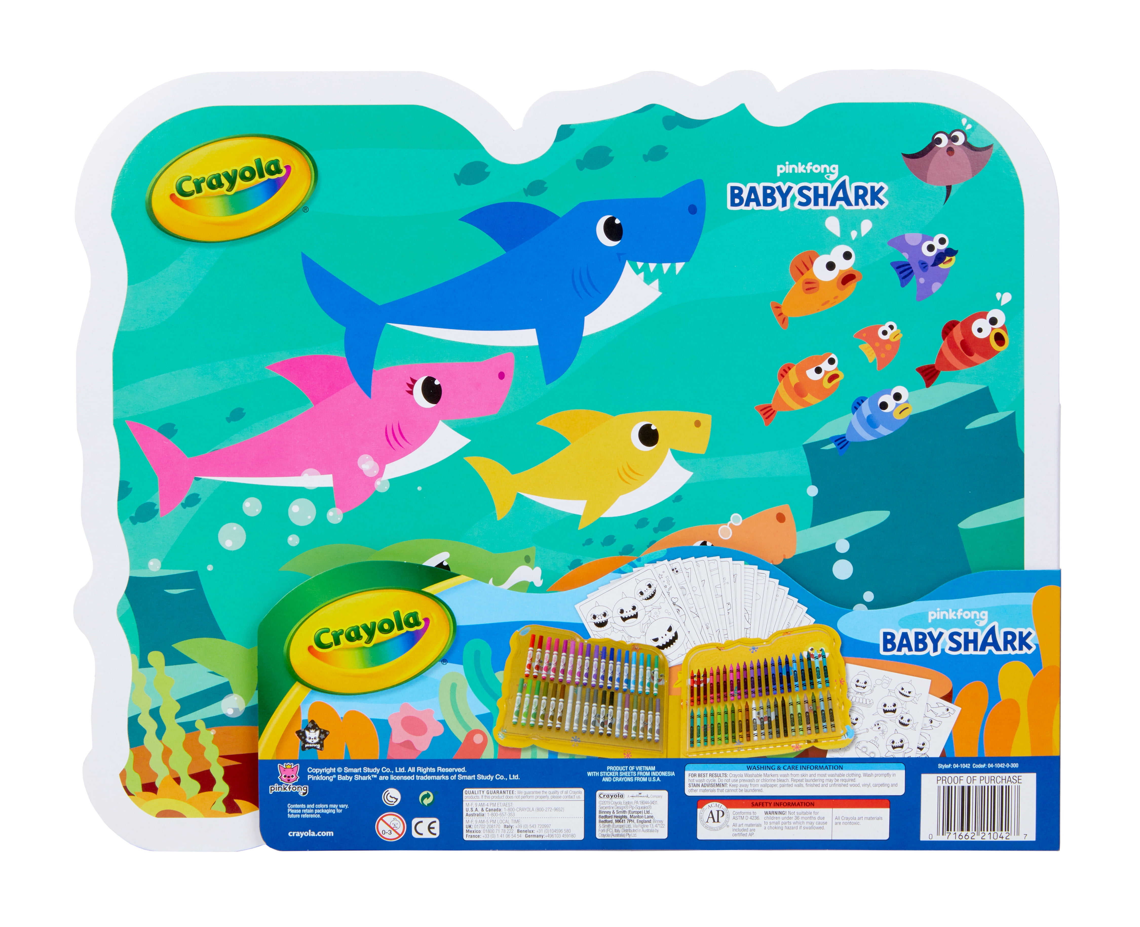 Crayola Baby Shark Art Set, 1 ct - Fry's Food Stores