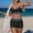 White, variant on HAIJIE Womens 2 Piece Swimsuits Built In Bra Plus Size Control Tank Tops Swimsuit Womens 2 Piece Swimsuits for Women with Shorts Bathing Suit (Light Green,S)
