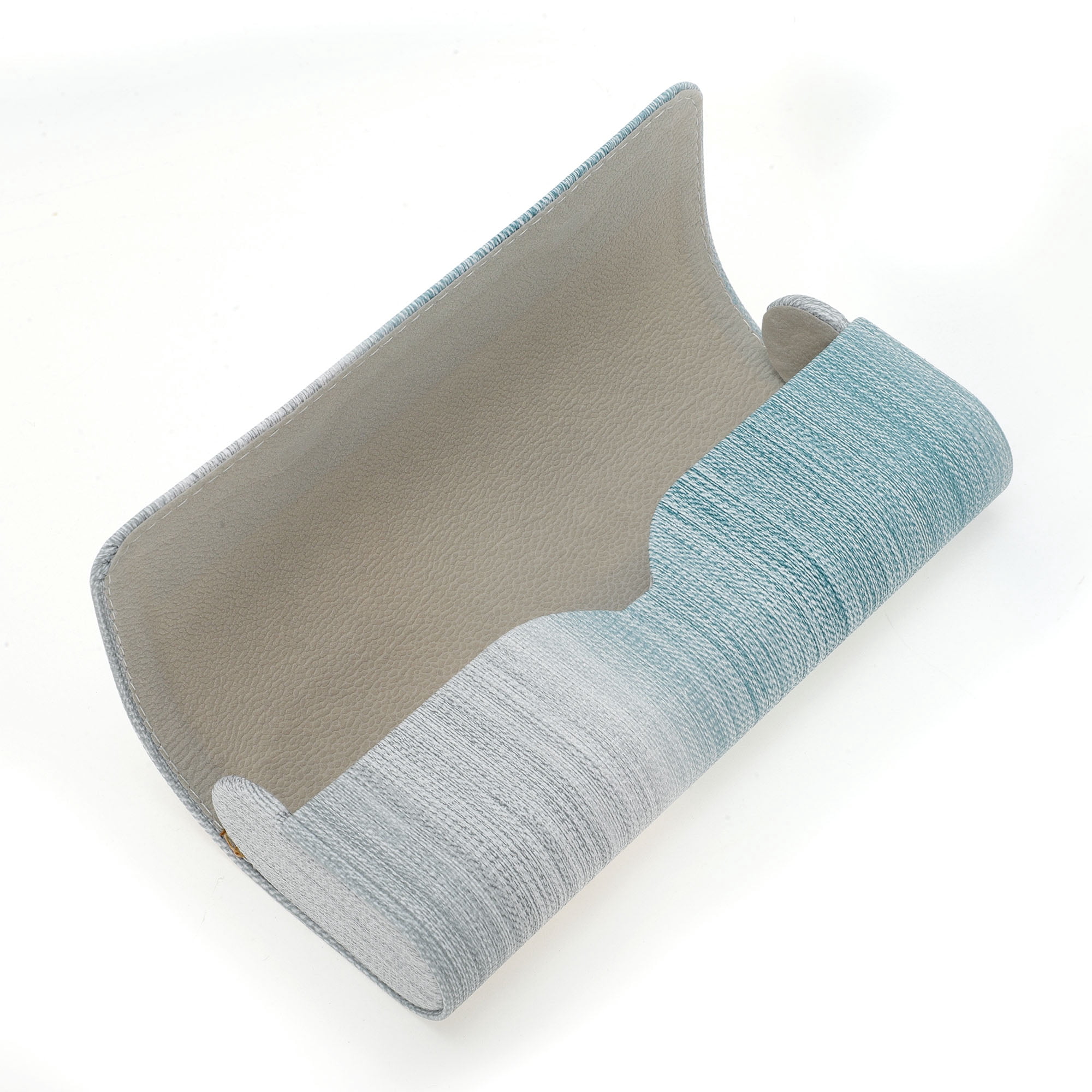 Unique Bargains Portable Eyeglasses Case 6.42"x2.52"x1.42"(L*W*H) Gradient Blue