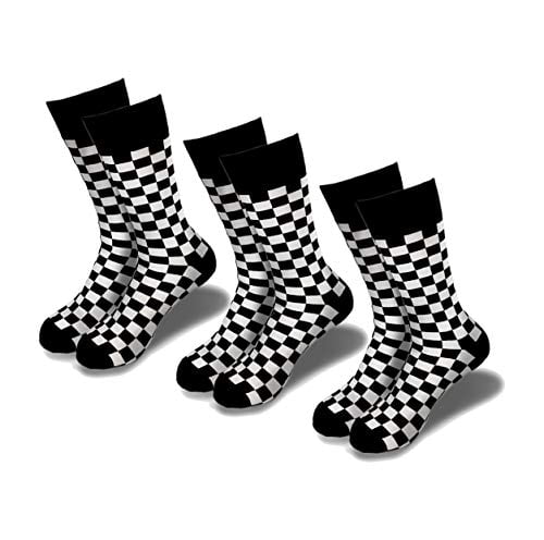 Mens low cut athletic Ankle sock checkerboard world flag icons Non-Slip Short Sock