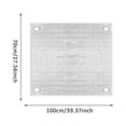thumbnail image 3 of CookMate Reflective Window Sun Shade,27.56x39.37in Double-Sided Foil Insulation Cover,Light Blocking Thermal Curtain for Bedroom Balcony Office, 3 of 6