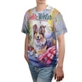 thumbnail image 4 of Watercolor Hello Winter Miniature American Shepherd Chill Christmas Welcome All Over Print 3D Shirt Unisex Merch MAS Dog Lover Gifts - 00016, 4 of 6