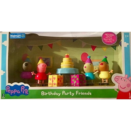 Exclusive Peppa  Pig  Birthday  Party  Friends Figure Set 