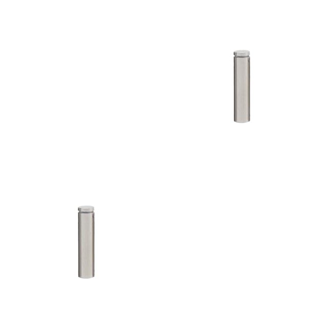 Tornillo publicitario Riwesomey Separador de acero inoxidable Espejo de vidrio alto brillo Clavo Tuerca 12x100mm 2piezas
