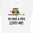 thumbnail image 4 of Inktastic Nana and Papa Love Me Baby Girl Girls Baby Bodysuit, 4 of 5